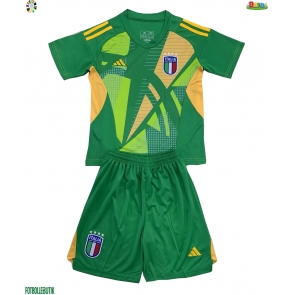 Italien Målvakt Bortaställ Barn EM 2024 Kortärmad (+ Korta byxor)